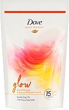 Düfte, Parfümerie und Kosmetik Badesalz mit Blutorangen- und Rhabarberduft - Dove Bath Therapy Glow Bath Salt