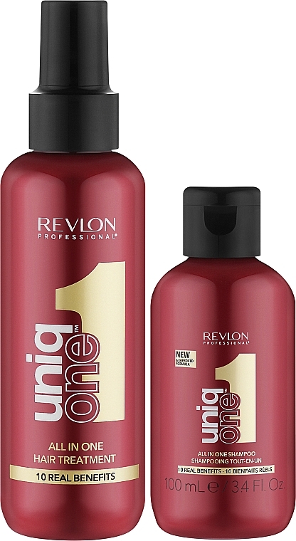 Haarpflegeset - Revlon Professional Uniqone All in One Great Hair Care Set (Shampoo 100ml + Haarbehandlung 150ml) — Bild N2