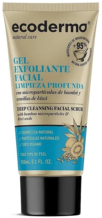 Gel-Peeling für das Gesicht - Ecoderma Deep Cleansing Facial Scrub Gel — Bild N1