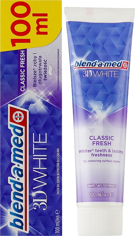 Aufhellende Zahnpasta 3D White - Blend-a-med 3D White Toothpaste — Bild N4