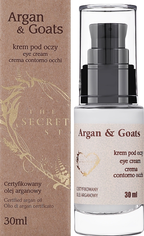 Augencreme mit Arganöl und Ziegenmilch 25+ - Soap&Friends Argan & Goats Eye Cream — Bild N2