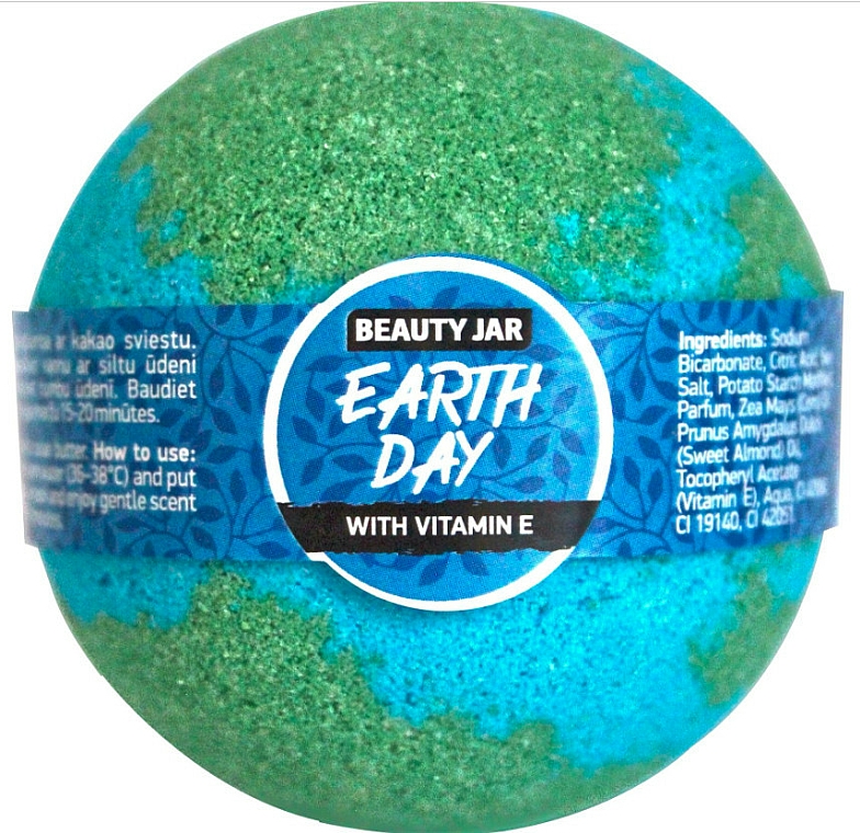 Badebombe mit Vitamin E - Beauty Jar Earth Day