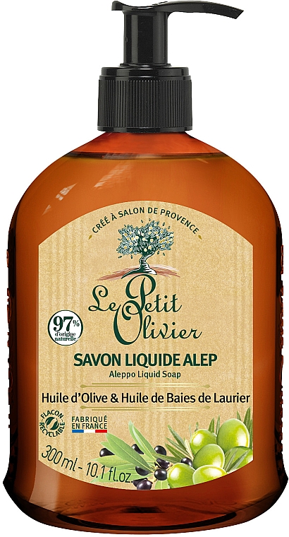 Aleppo-Flüssigseife - Le Petit Olivier Pure Aleppo Liquid Soap — Bild N1