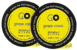 Auto Lufterfrischer Traube 2 St. - Millefiori Milano Go Grape Cassis Capsules — Bild N1