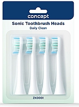 Düfte, Parfümerie und Kosmetik Erzatz-Zahnbürstenkopf für Schallzahnbürste ZK0001 - Concept Sonic Toothbrush Heads Daily Clean