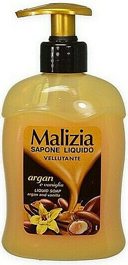 Flüssigseife mit Argan und Vanille - Malizia Liquid Soap Argan And Vaniglia — Bild N1