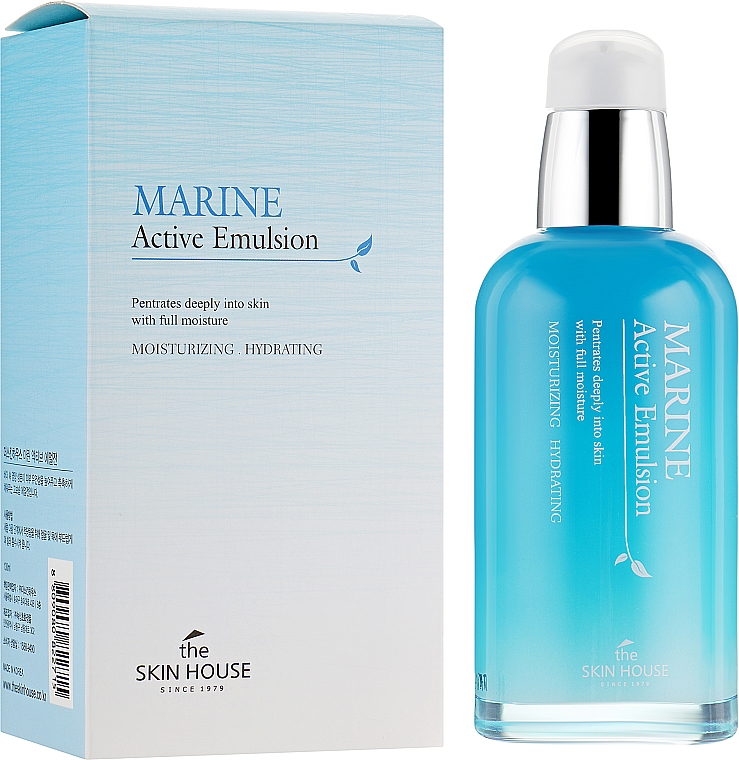 Feuchtigkeitsemulsion mit Ceramiden - The Skin House Marine Active Emulsion — Bild N2