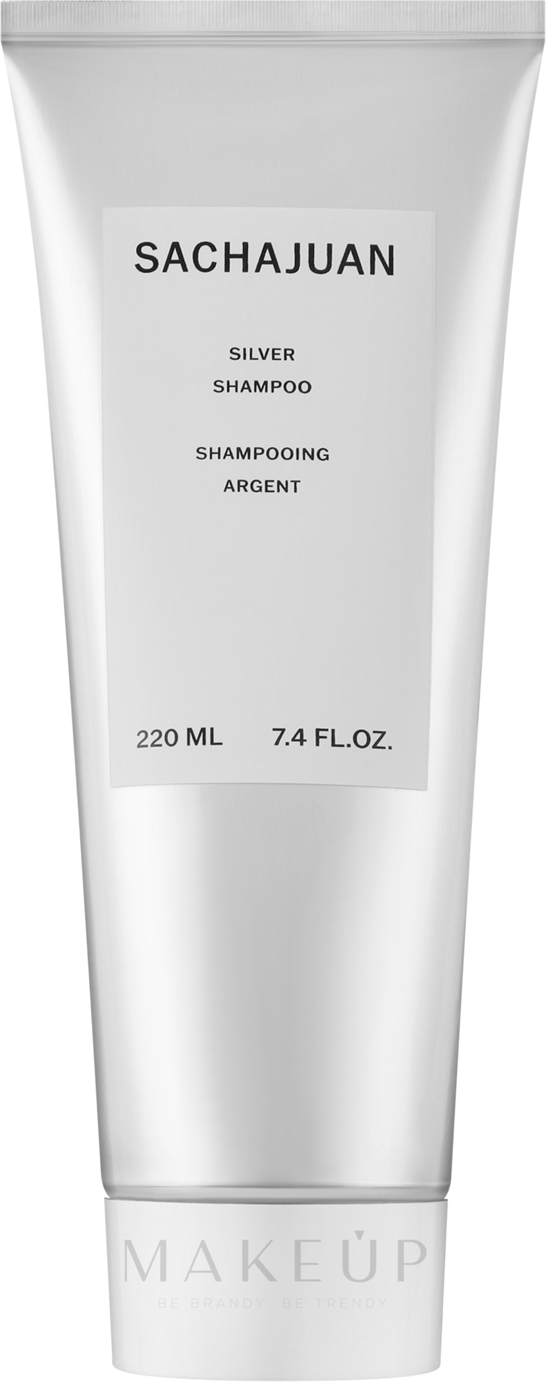 Anti-Gelb Shampoo für blondes, blondiertes oder graues Haar - Sachajuan Stockholm Silver Shampoo — Bild 220 ml