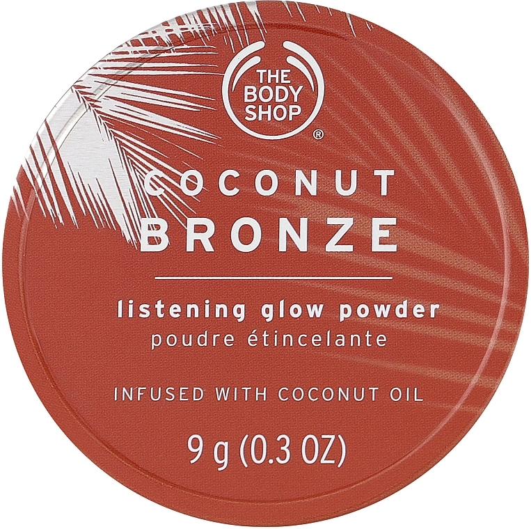 Strahlendes bronzierendes Gesichtspuder - The Body Shop Coconut Bronze Glistening Glow Powder — Bild N3