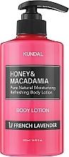 Düfte, Parfümerie und Kosmetik Feuchtigkeitsspendende Körperlotion mit Lavendelduft - Kundal Honey & Macadamia Body Lotion French Laverder