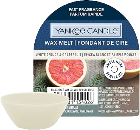 Duftwachs - Yankee Candle Wax Melt White Spruce & Grapefruit — Bild N1