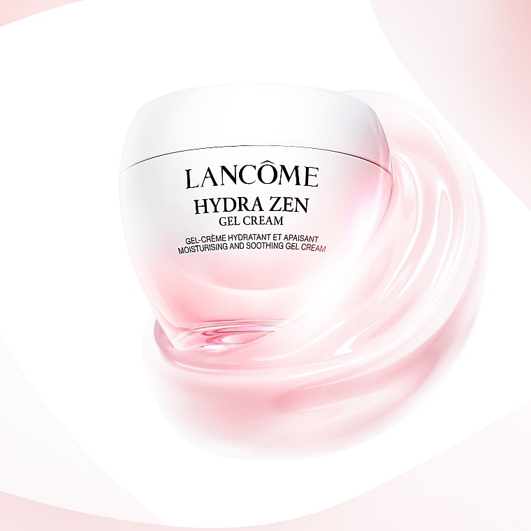 Feuchtigkeitsspendende und beruhigende Gesichtsgel-Creme mit Hyaluronsäure und Rosenextrakt - Lancome Hydra Zen Gel Cream — Bild N7