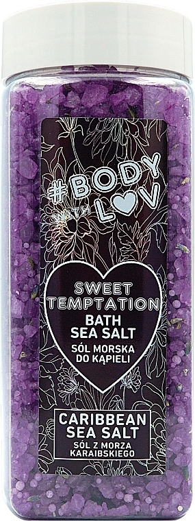 Badesalz Sweet Temptation - New Anna Cosmetics Body With Luv Sea Salt For Bath Sweet Temptation — Foto N1