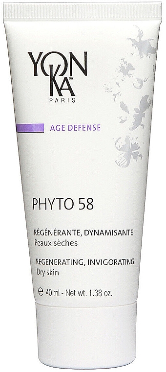 Regenerierende Nachtcreme für normale bis trockene Haut - Yon-Ka Age Defense Phyto 58 Creme For Dry Skin — Bild N1