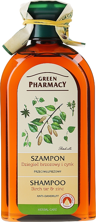 Anti-Schuppen Shampoo mit Birkenteer und Zink - Green Pharmacy