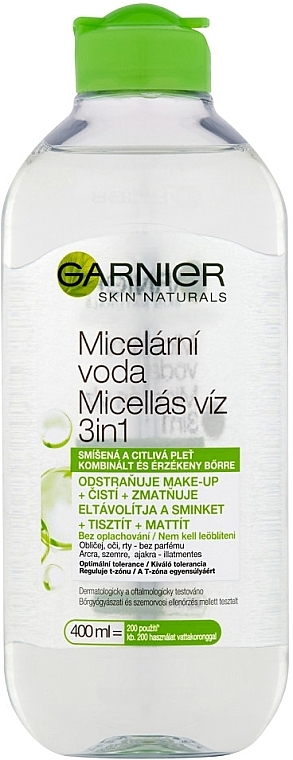 3in1 Mizellenwasser für normale und Mischhaut - Garnier Skin Naturals — Foto N1