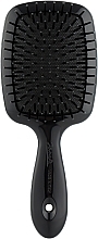 Rechteckige Haarbürste - Janeke Rectangular Air-Cushioned Brush Magnum Black — Bild N1