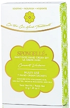 Düfte, Parfümerie und Kosmetik Set - Spongelle Coconut Verbena Hand Cream Set