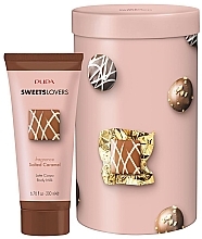 Düfte, Parfümerie und Kosmetik Set - Pupa Sweets Lovers Salted Caramel Kit 2 (b/milk/200ml + box)