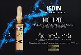 Düfte, Parfümerie und Kosmetik Peeling-Nachtserum mit Glykolsäure - Isdin Isdinceutics Night Peel