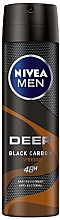 Düfte, Parfümerie und Kosmetik Deospray Antitranspirant - Nivea Men Deep Black Carbon Espresso Anti-Perspirant