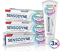 Düfte, Parfümerie und Kosmetik Zahnpflegeset - Sensodyne Complete Protection+ Set (Zahnpasta 75mlx3)