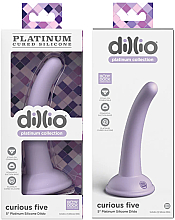 Düfte, Parfümerie und Kosmetik Silikon-Dildo Pastell Lavendel - PipeDream Dillio Platinum Collection Curious Five Purple