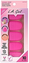 Silikonnagelkappen zum Entfernen von Hybridlacken	 - L.A. Girl Soak-Off Silicone Nail Caps — Bild N1