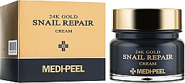 Gesichtscreme mit kolloidalem Gold und Schneckenschleim - Medi Peel 24k Gold Snail Repair Cream — Bild N2