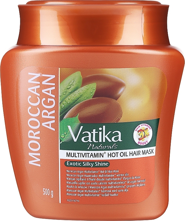 Dabur Vatika Argan Deep Conditioning Hair Mask - Revitalisierende Maske für trockenes Haar — Bild N1