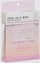 Düfte, Parfümerie und Kosmetik Pediküre-Set Himbeersorbet - Voesh Pedi In A Box O2 Fizz 5 Step Raspberry Sorbet
