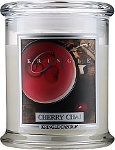 Düfte, Parfümerie und Kosmetik Duftkerze im Glas Cherry Chai - Kringle Candle Cherry Chai