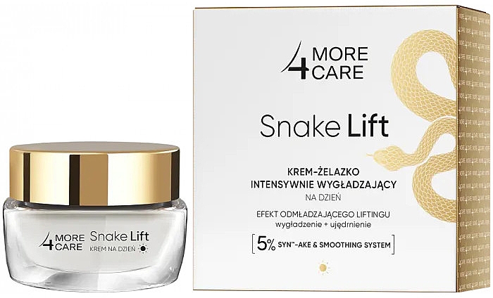 Intensiv glättende Tagescreme für das Gesicht - More4Care Snake Lift Intensively Smoothing Day Cream — Bild N1