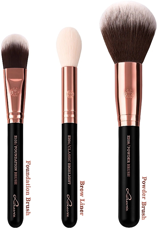 Make-up-Pinsel-Set 14 St. - Luvia Cosmetics Black Diamond Essential Brushes Set — Bild N4