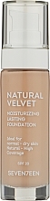 Düfte, Parfümerie und Kosmetik Foundation - Seventeen Natural Velvet Moisturizing Lasting Foundation