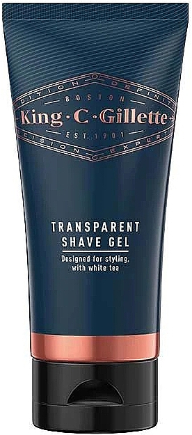 Transparentes Rasiergel mit Weißtee-Extrakt - Gillette King C. Gillette — Bild N1