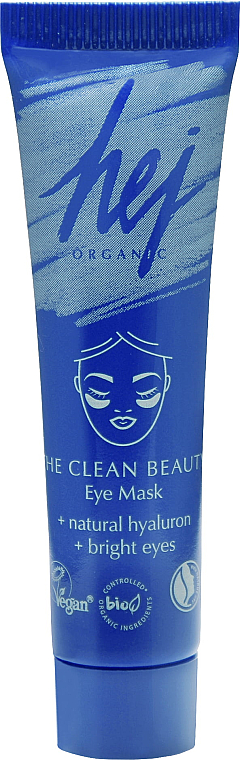 Anti-Aging Augenmaske mit Hanf- und Distelöl - Hej Organic The Clean Beauty Eye Mask — Bild N1