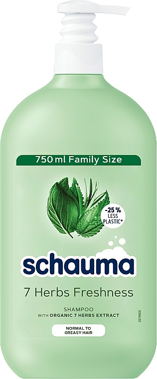 Frische & Volumen Shampoo "7 Kräuter" - Schwarzkopf Schauma Shampoo — Bild N2