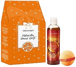 Set - Organique Spicy Therapy Naturally Good Gift (Duschgel/250 ml + Badebombe/70 g) — Bild N1