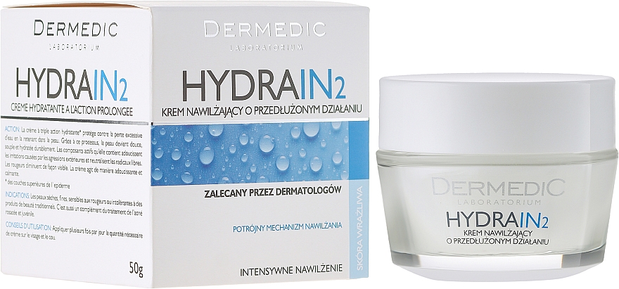 Intensive feuchtigkeitsspendende Gesichtscreme - Dermedic Hydrain 2 Cream
