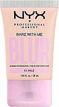 Düfte, Parfümerie und Kosmetik Foundation - NYX Professional Makeup Bare With Me Blur Tint Foundation