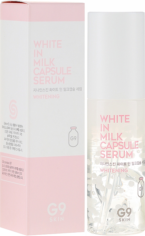 Aufhellendes Gesichtsserum mit Milchproteinen - G9Skin White In Milk Capsule Serum — Bild N1