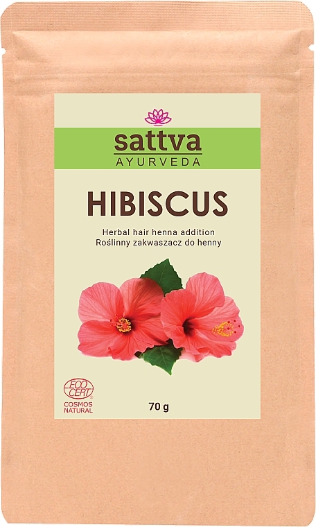 Haarmaske - Sattva Hibiscus Herbal Hair Henna Adition — Bild N1