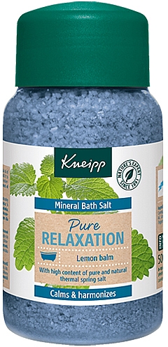Badesalz Vollkommene Entspannung - Kneipp Mineral Bath Salt Pure Relaxation Lemon Balm — Bild N1
