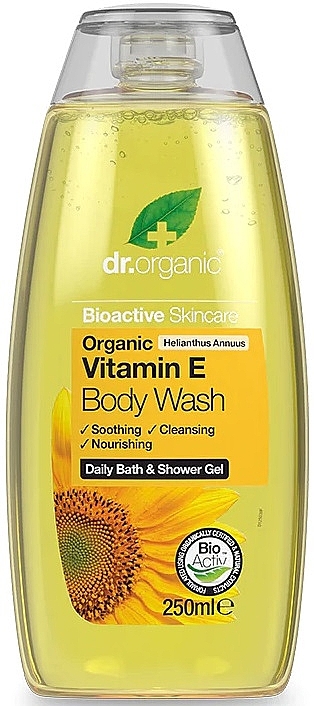 Duschgel mit Vitamin E - Dr. Organic Vitamin E Body Wash — Bild N1