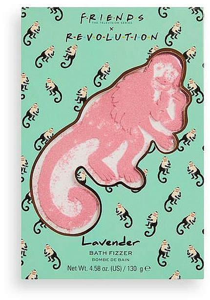 Badebombe - Makeup Revolution X Friends Lavender Monkey Bath Fizzer — Bild N1