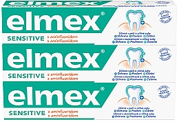 Düfte, Parfümerie und Kosmetik Zahnpasta Duo-Pack - Elmex Sensitive Toothpaste (Zahnpasta 3x75ml)