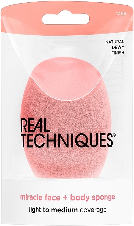 Make-up Schwamm - Real Techniques Miracle Face and Body Sponge — Bild N1