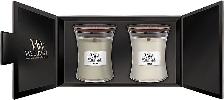 Set - WoodWick 2 Medium Hourglass Gift Set (candle/2x275g) — Bild N1