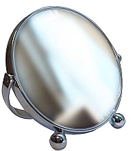 Runder Tischspiegel 13 cm - Acca Kappa Chrome ABS Mirror 1x/7x — Bild N1